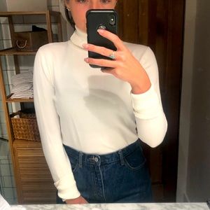 White Cabi turtleneck